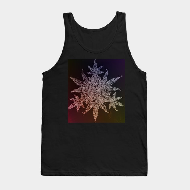 Rainbow Pot Mandala Tank Top by Signe23